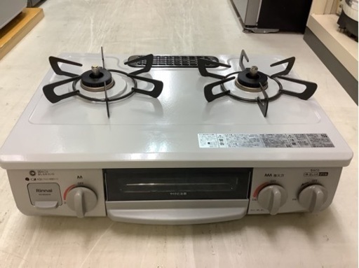 【リサイクルサービス八光】2022年製　リンナイ　ガステーブル 　LP用  右強火力 KG35NGRR/LP