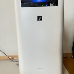 SHARP 高濃度プラズマクラスター25000 加湿空気清浄機 KI-GS70-W ホワイト系の画像