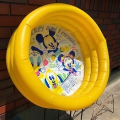 水遊びデビューに❗️ディズニー　直径65センチプール✨の画像
