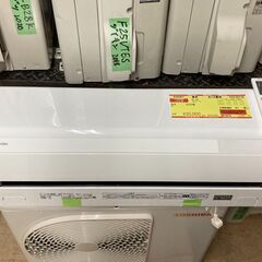 K04357　東芝　中古エアコン　主に6畳用　冷房能力　2.2KW ／ 暖房能力　2.2KW