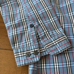 バーバリーブラックレーベル☆ノバチェック柄長袖シャツの画像
