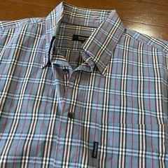 バーバリーブラックレーベル☆ノバチェック柄長袖シャツの画像
