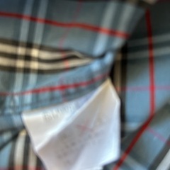 バーバリーブラックレーベル☆ノバチェック柄長袖シャツの画像