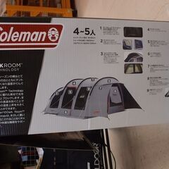 【店頭受け渡し】　コールマン　コールマン トンネル2ルームハウス　LDX+　 4～5人用　中古品の画像