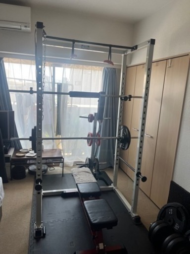 自宅ジムセット(パワーラック　or  ベンチプレスラック)