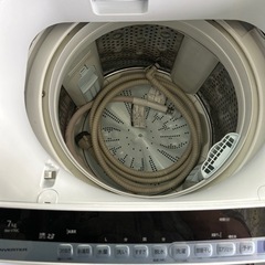 配達可【洗濯機】【日立】7K 2019年製☆6ヶ月保証クリーニング済み【管理