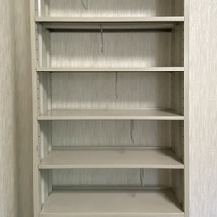 スチール本棚7段