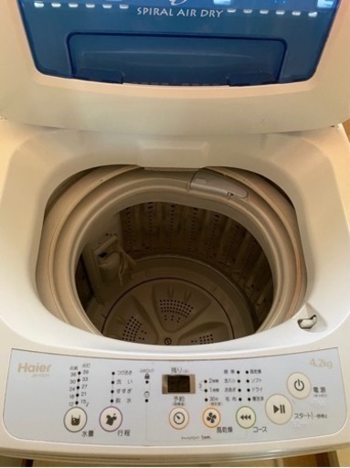 洗濯機Haier JW-K42H 4.2kg 2015年式