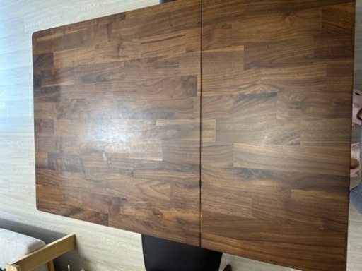 ダイニングテーブルセット 80〜120cm 伸縮式　椅子付き 折りたたみ  