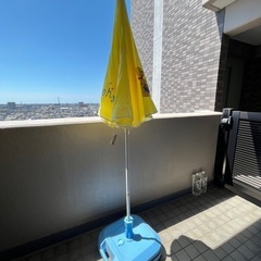 プーさんのパラソル　水タンク付きの画像