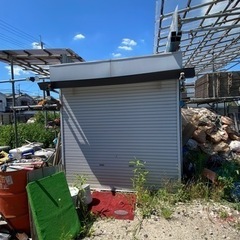 20F海上コンテナ倉庫　シャッター鍵付き