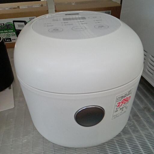 ★【ヤマダ電機】マイコンジャー炊飯器　2021年製3合炊き(YRC-M05H1)【3ヶ月保証付き】店頭販売のみ