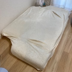 可変式ソファ　ソファカバー付きの画像