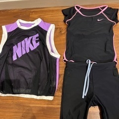 水着 水遊び 130 女の子 ナイキ スポーティーの画像