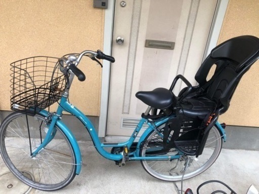 自転車　チャイルシート付き