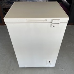 【美品】冷凍庫 (98L・上開き)MAXZEN JF100ML0...