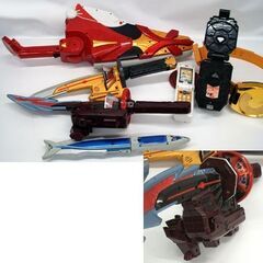 侍戦隊シンケンジャー 武器 変身グッズ セット まとめて 烈火大斬刀 恐竜折神 ディスクバックル スシチェンジャー ☆ PayPay(ペイペイ)決済可能 ☆ 札幌市 豊平区 平岸の画像