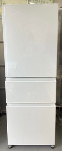 ＊【美品】MITSUBISHI ELECTRIC 三菱 ノンフロン冷凍冷蔵庫 2021年製 MR-C33F-W 330L ホワイト 右開き 動作品