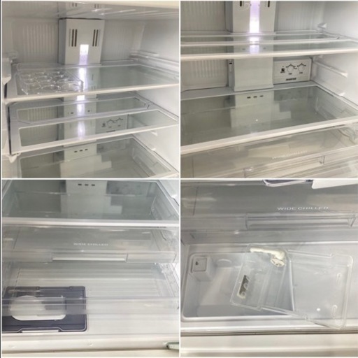 ＊【美品】MITSUBISHI ELECTRIC 三菱 ノンフロン冷凍冷蔵庫 2021年製 MR-C33F-W 330L ホワイト 右