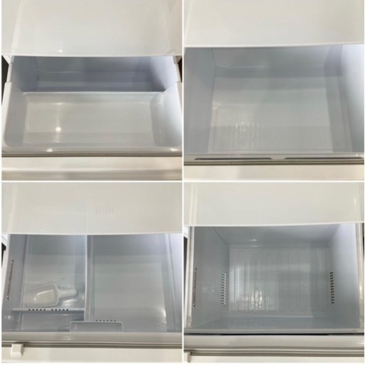 ＊【美品】MITSUBISHI ELECTRIC 三菱 ノンフロン冷凍冷蔵庫 2021年製 MR-C33F-W 330L ホワイト 右