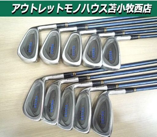 ゴルフクラブ アイアン 10本セット 3～9番 PW P/S SW ALTUS EXTRA TF FLEX R 中古 ブリヂストン 苫小牧西店