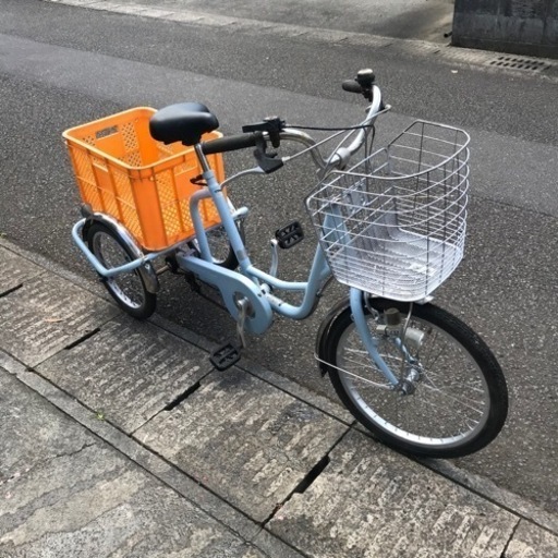 お取引感謝【元電動自転車】３輪自転車・普通に乗れます・農場や工場等に・中古