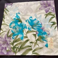 植物柄のハンカチ4枚セットの画像