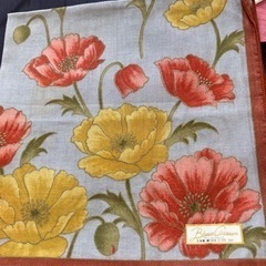 植物柄のハンカチ4枚セットの画像