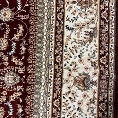 トルコ絨毯　ワインレッドの画像
