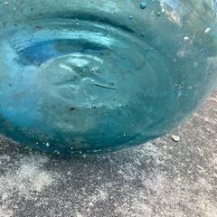 ガラス瓶　デミジョンボトル　グリーン　昭和レトロの画像