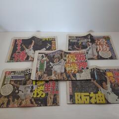 阪神タイガース 2003年 2005年 優勝の新聞 全10部の画像