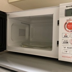 お譲りします→SHARP電子レンジ・お引き取り限定の画像
