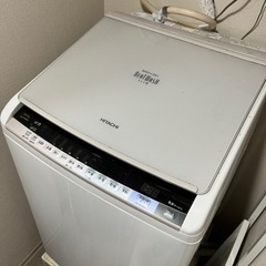 【値下げ】HITACHI 乾燥付き洗濯機全自動洗濯乾燥機 8kg...
