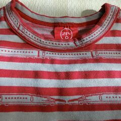 【あらためて値下げしました】子ども服　オジコ　長袖Ｔシャツ　10A（135～145センチ）　秋田新幹線　こまちの画像