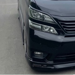 20ヴェルファイア 前期 TOPLINE フロントグリル 202黒 トップライン