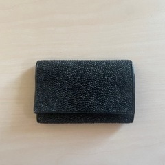 エイ皮 スティングレイ キーケース 使用感ありの画像