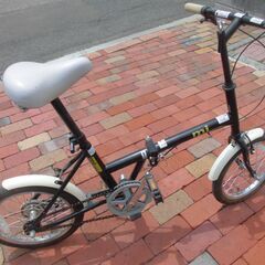 ★受付終了！★折り畳み自転車　動作問題無し・パンク無し（切り替え...