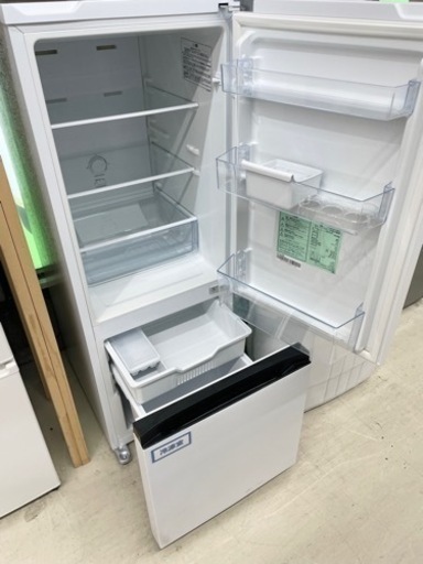 【受付終了】  冷蔵庫　ハイセンス　162L　2021年製　HR-D16F　ケイラック朝霞田島店