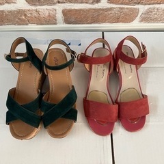 👠レディース　サンダル　靴　2足セット👠の画像