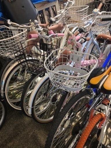 女の子　自転車