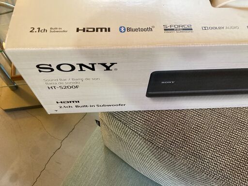 ✨?期間限定・特別価格?✨SONY ソニー サウンドバー ホームシアターシステム HT-S200F 箱1式