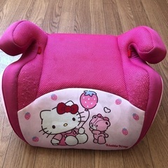 キティちゃんジュニアシート　汚れ多数あり