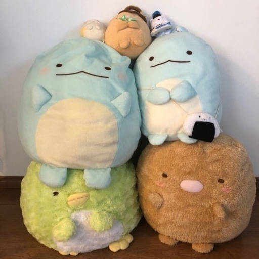 すみっコぐらしのぬいぐるみ大小セット