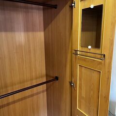 OMN－２１３　　🐻【株】サンコウ　洋服タンス　ティアラ90NA　ワードローブ🐯中村区リサイクルショップ　ビッグバザールの画像