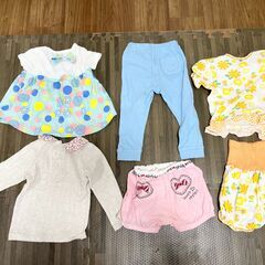 90cm 春夏ベビー服セットの画像