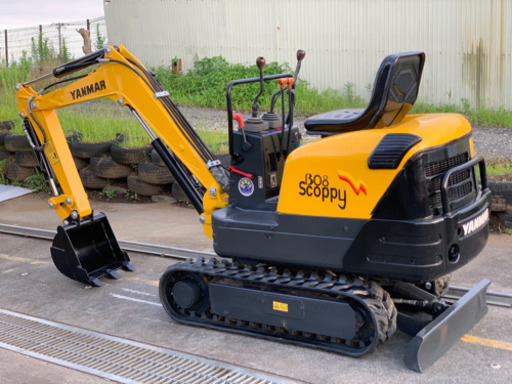 ヤンマー　ミニユンボ　B08 油圧ショベル　　操作パターン切り替え可能　 ゴムキャタほぼ新品　0.8tクラス　全国陸送可能 下取りOK　