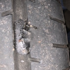 ハリアー　Z  19インチ　タイヤホイール4本セット　ロックナット付きの画像