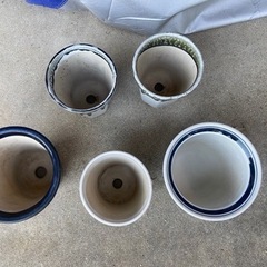 植木鉢　5点セットの画像