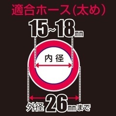 メタルガン　太いホース　散水ノズル　タカギの画像