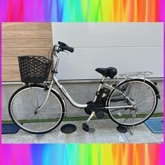🌈特①　Panasonic　ビビ　26インチ　6Ah 電動自転車...